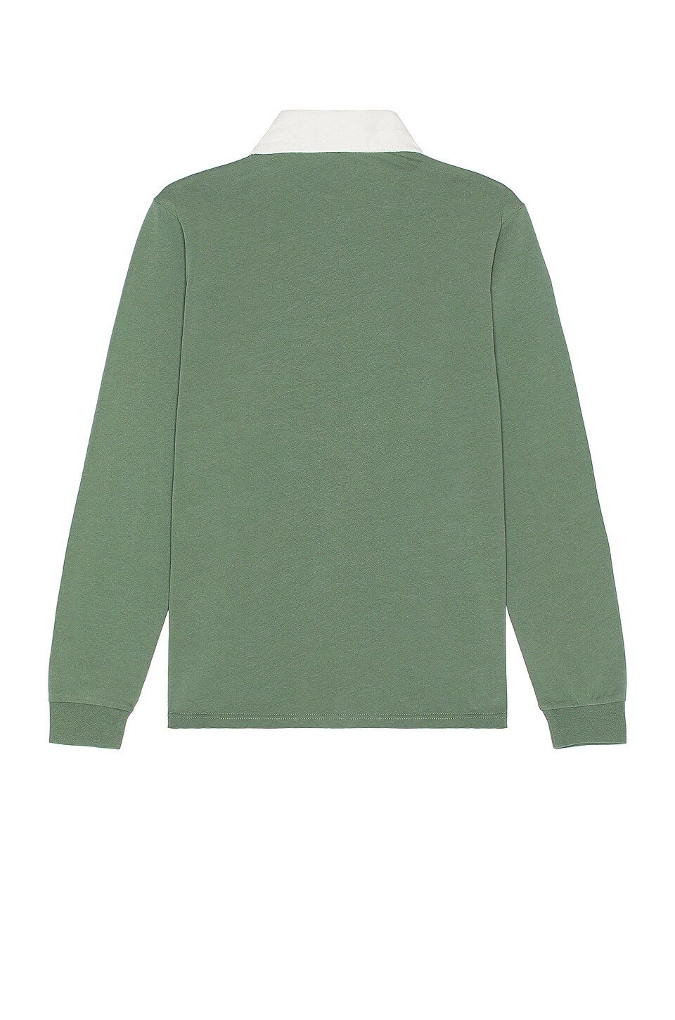 onia Love Sleeve Rugby Polo in Sea Moss