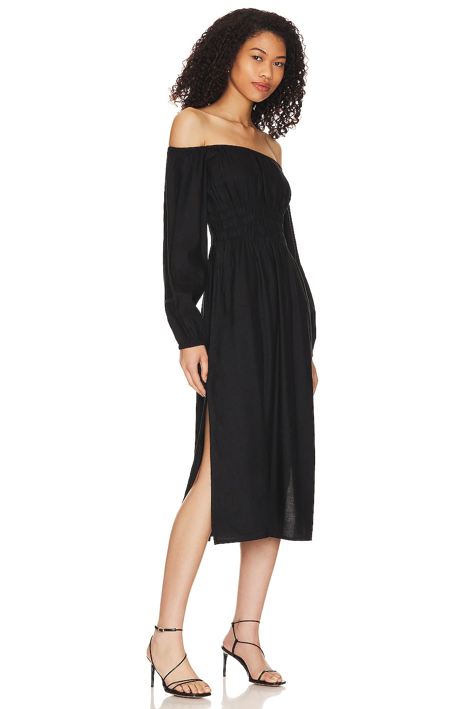 Onia - Air Linen Smocked Maxi Dress | Plush Onia - Air Linen Smocked Maxi Dress | Plush
