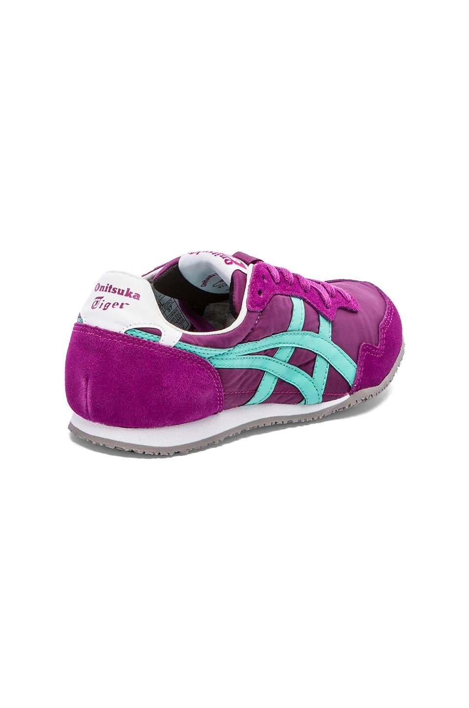 onitsuka tiger serrano womens purple