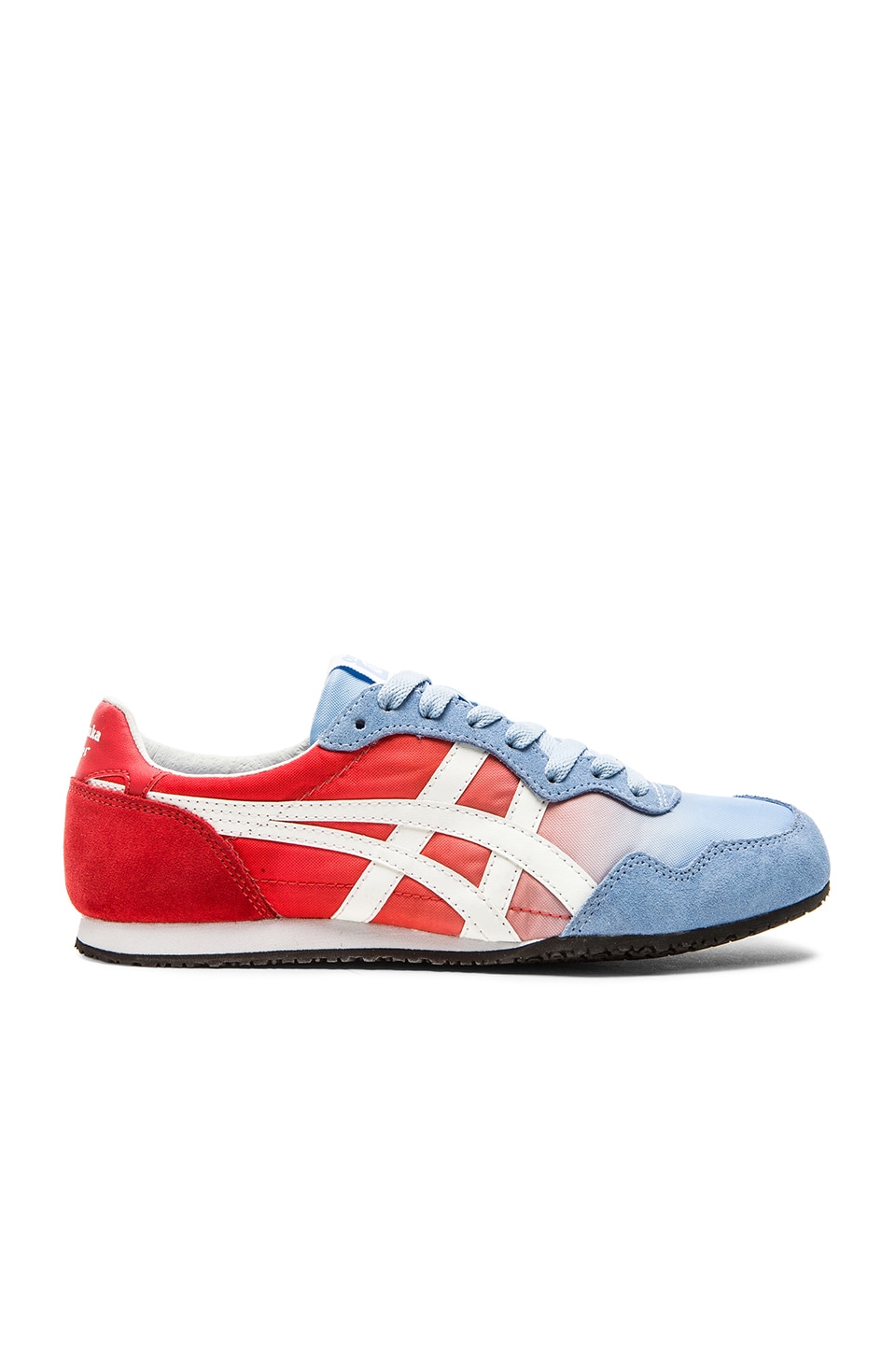 onitsuka tiger serrano white blue red