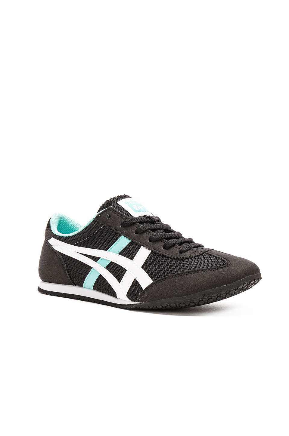 Onitsuka Tiger Machu Racer in Black & White | REVOLVE