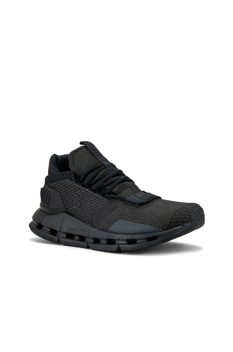 On Cloudnova Sneaker in Black & Eclipse