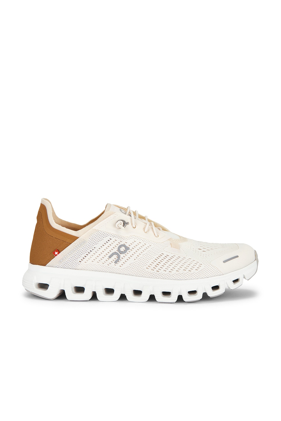 On Cloud 6 Coast Sneaker in Gardenia & Sphinx | REVOLVE
