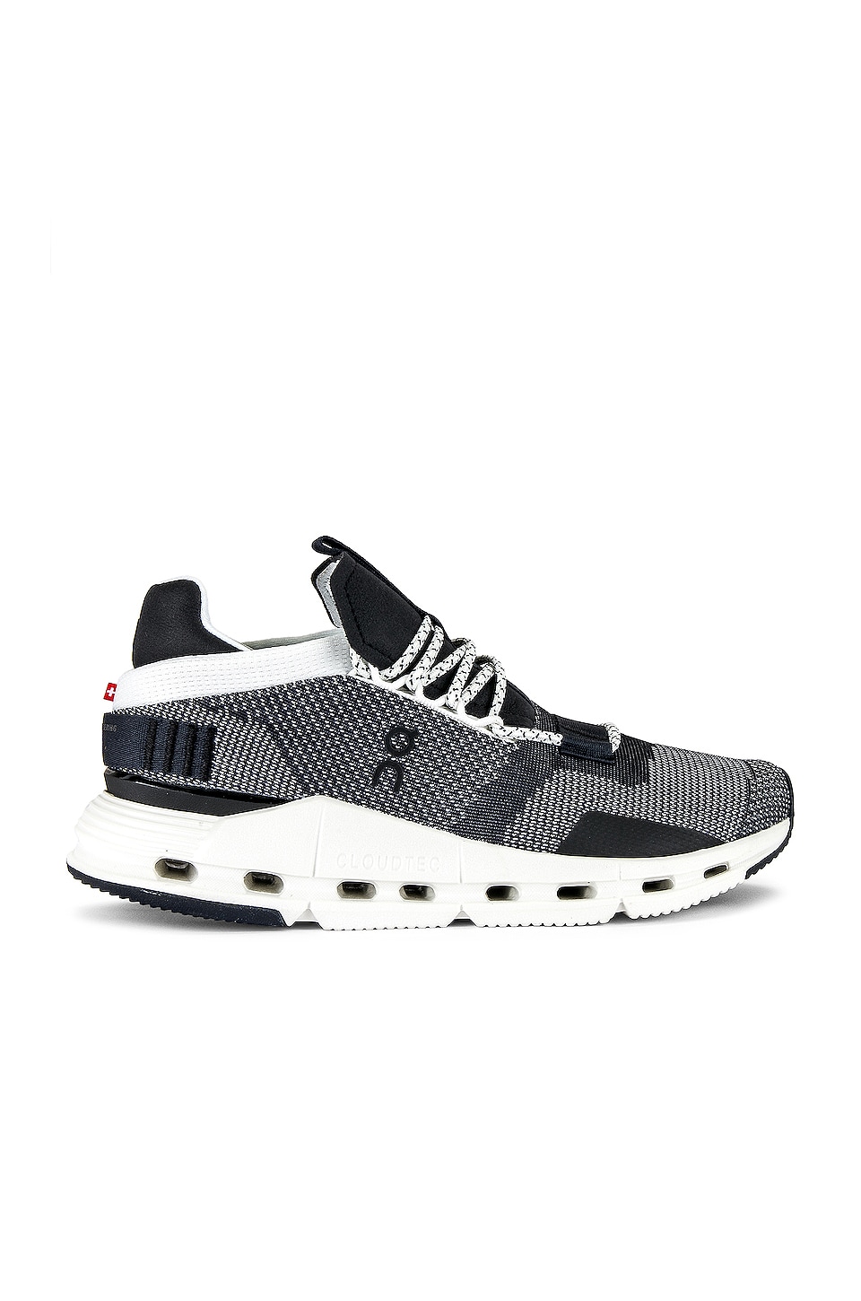On Cloudnova Sneaker in Black & White | REVOLVE