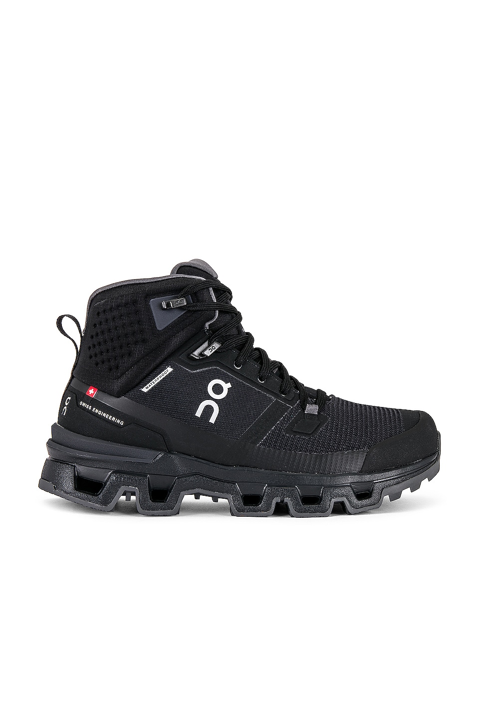 On Cloudrock 2 Waterproof Sneaker in Black & Eclipse