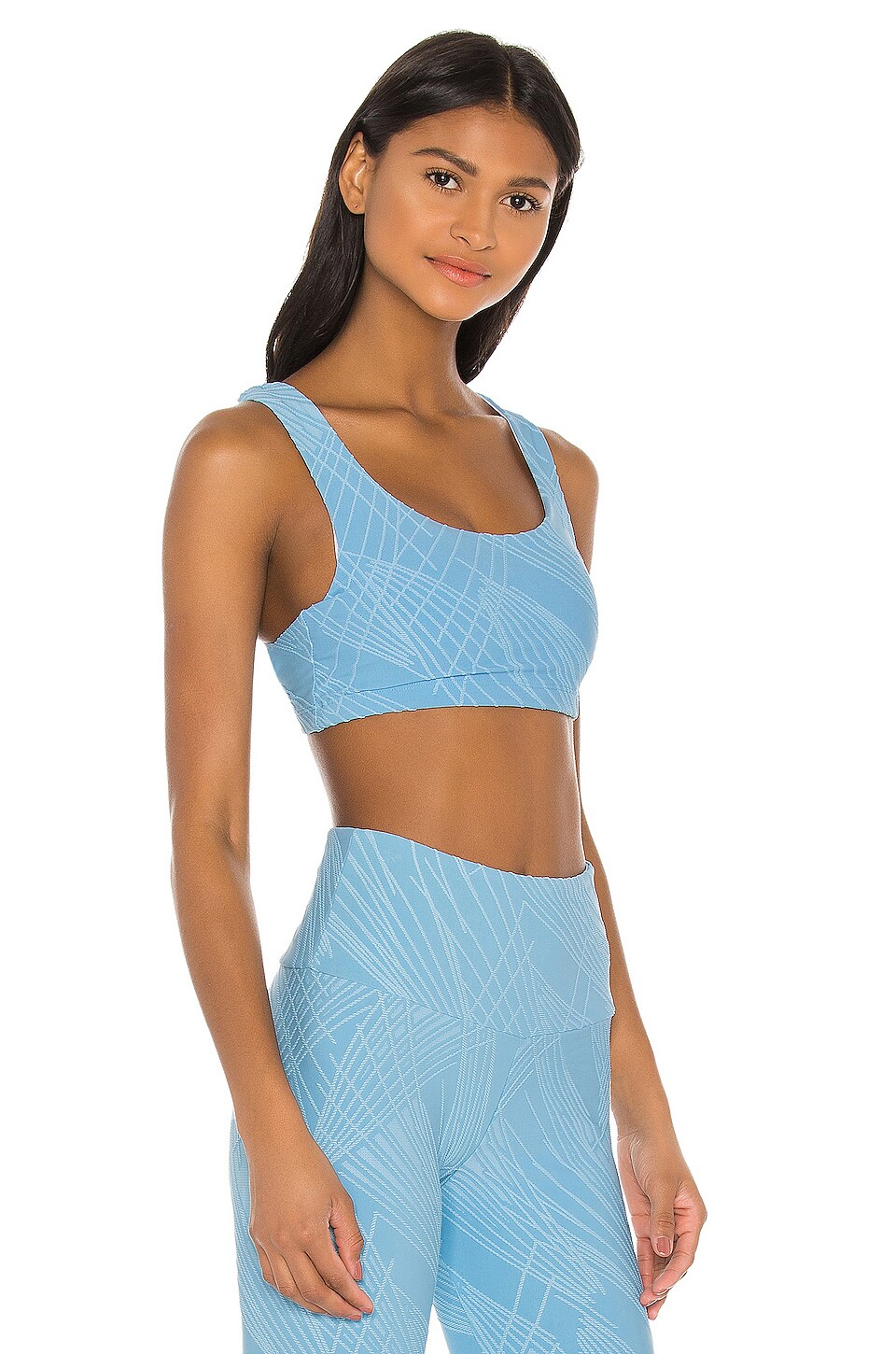 onzie Selenite Mudra Bra in Powder Blue