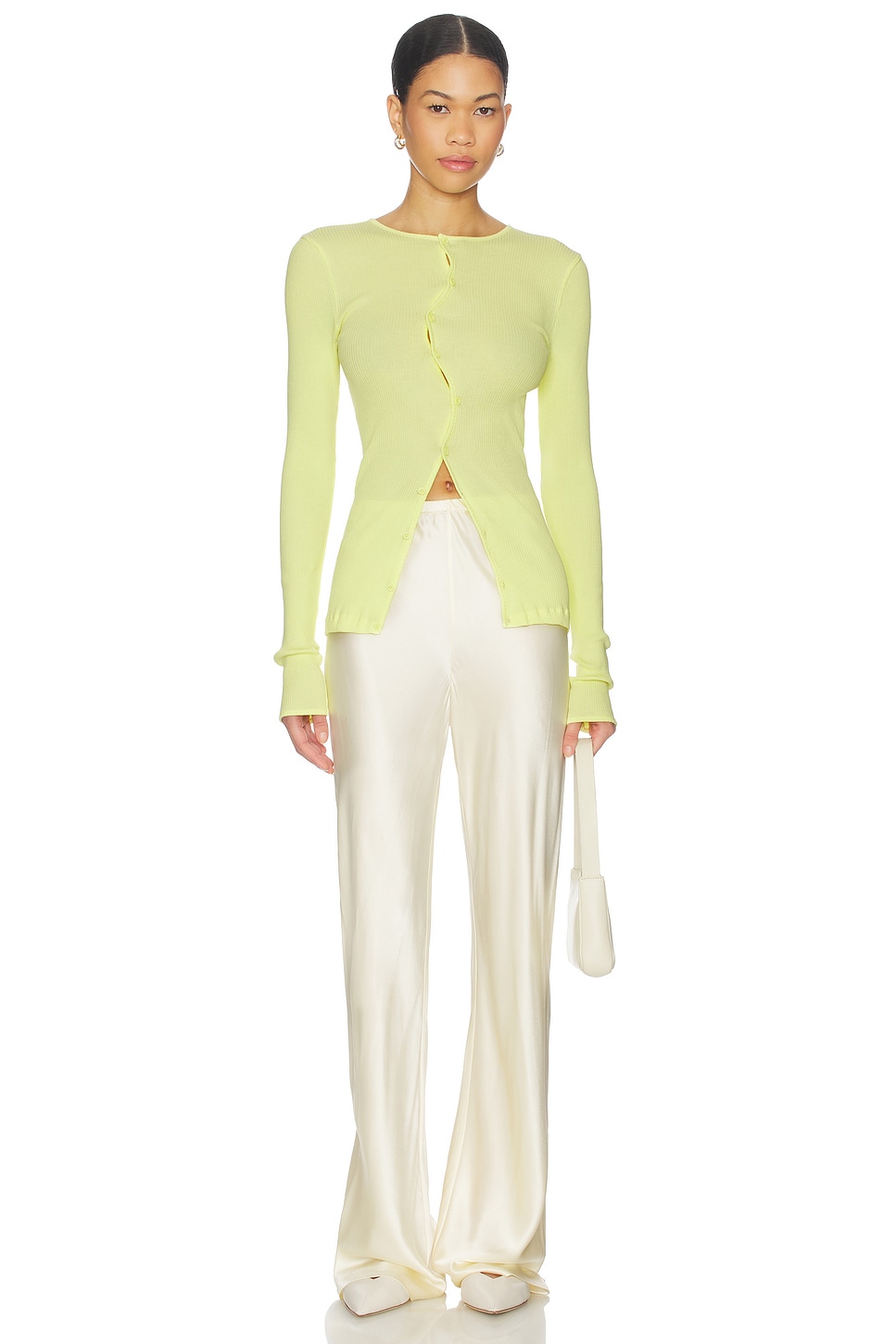 OperaSPORT Claire Seamless Top in Elfin Yellow | REVOLVE