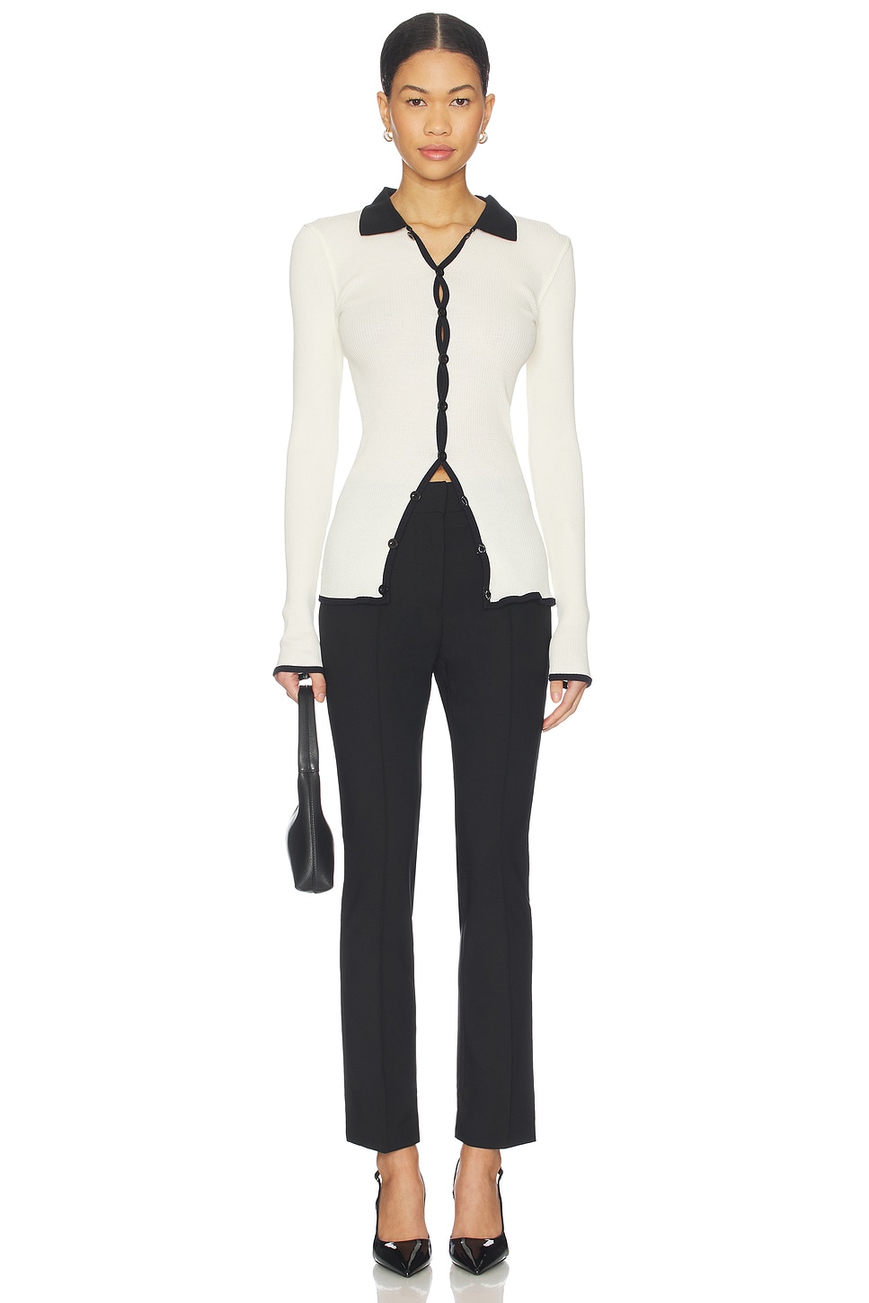 OperaSPORT Laura Seamless Shirt in Pristine | REVOLVE