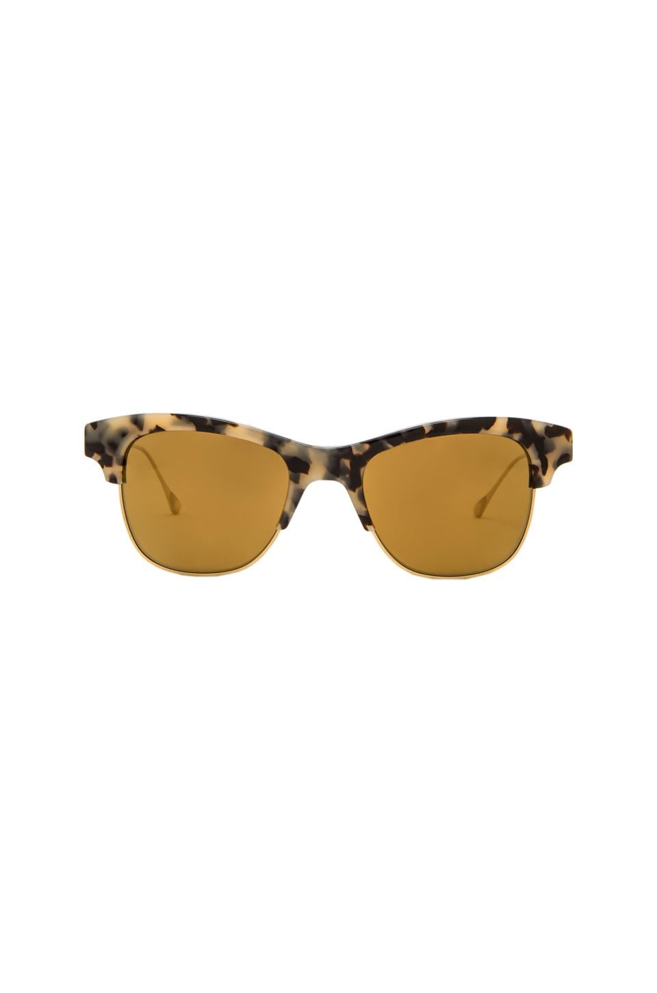 Oliver Peoples WEST Hobson Polarized Sunglasses in Grey Spotted  Tortoise/Antique Gold | REVOLVE