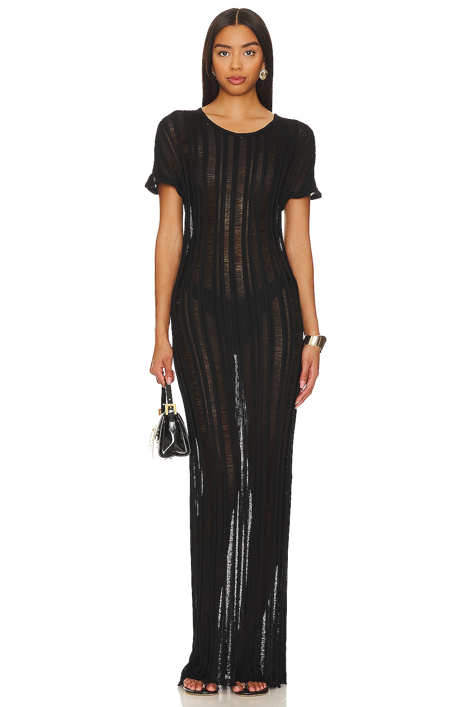 OSIS STUDIO Stassi Dress in Black REVOLVE