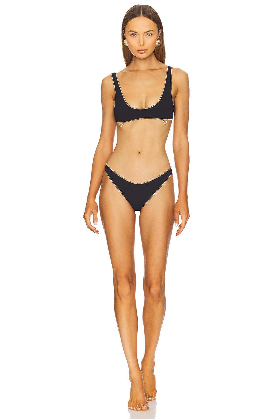 Jersey Piercing Sporty Bikini Set