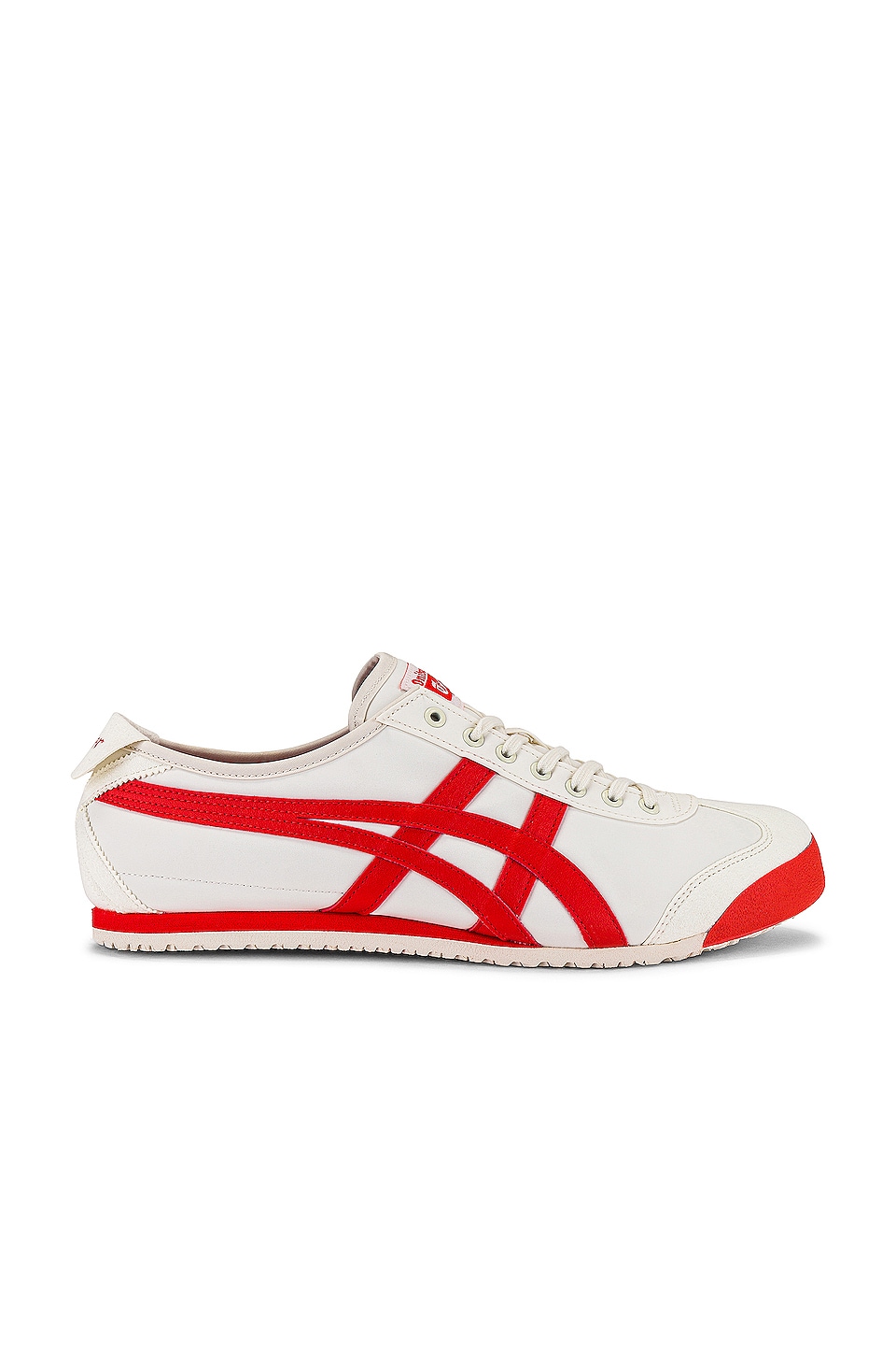 Onitsuka Tiger Mexico 66 in Cream & Fiery Red | REVOLVE