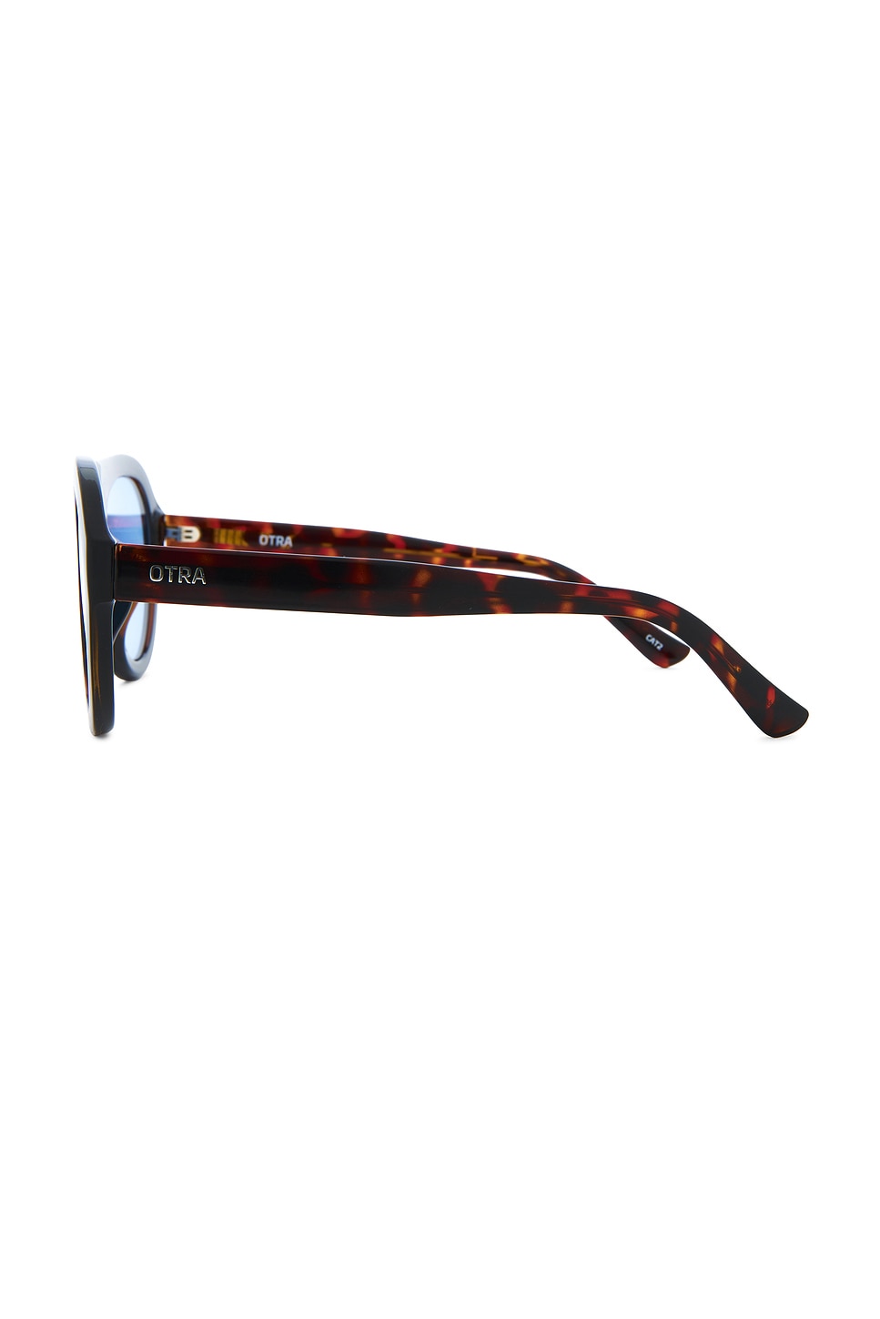 Otra X Grandquist Maddy Sunglasses in Tort & Blue | REVOLVE