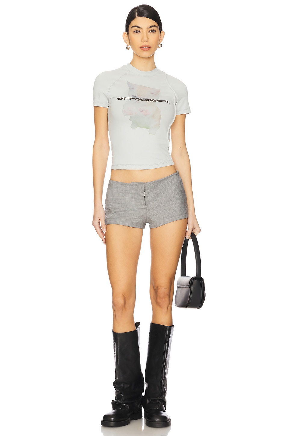 Ottolinger ディコンストラクテッドTシャツ - Grey | REVOLVE