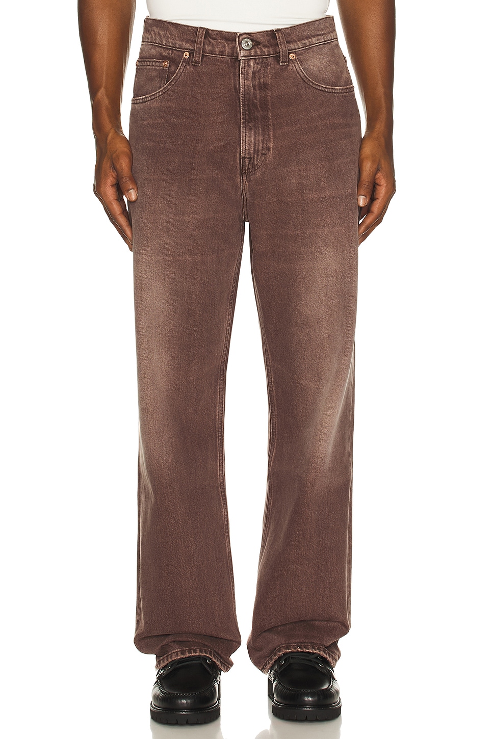 Our Legacy Third Cut Jean in Overdyed Choco Melon | REVOLVE