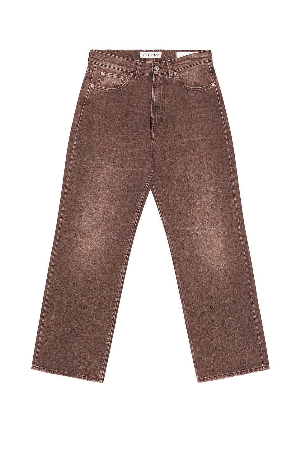 Our Legacy Third Cut Jean in Overdyed Choco Melon | REVOLVE