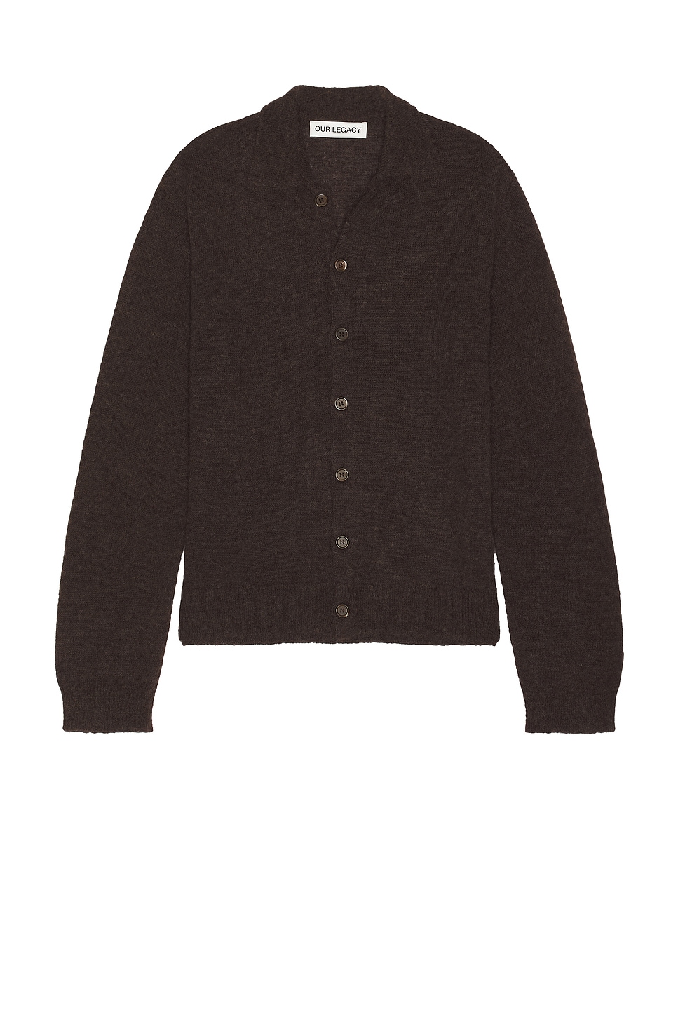 トップス OURLEGACY EVENINGPOLO Black Fuzzy Alpaca Our Legacy - Evening Polo Smokey Brown Fuzzy Alpaca