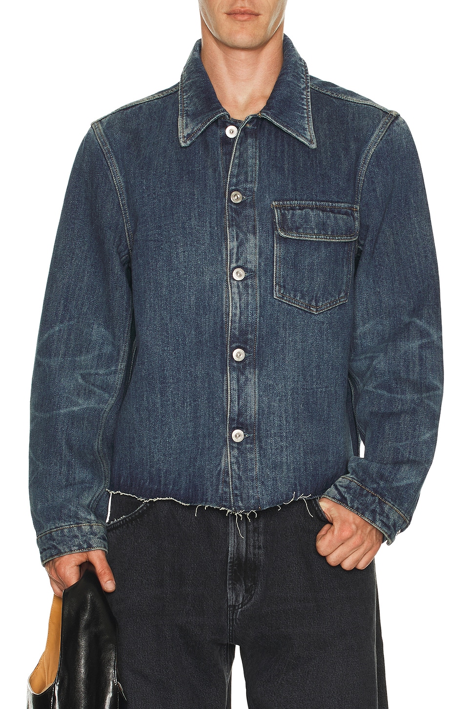 Our Legacy Cut Rebirth Jacket in Road Worn | REVOLVE