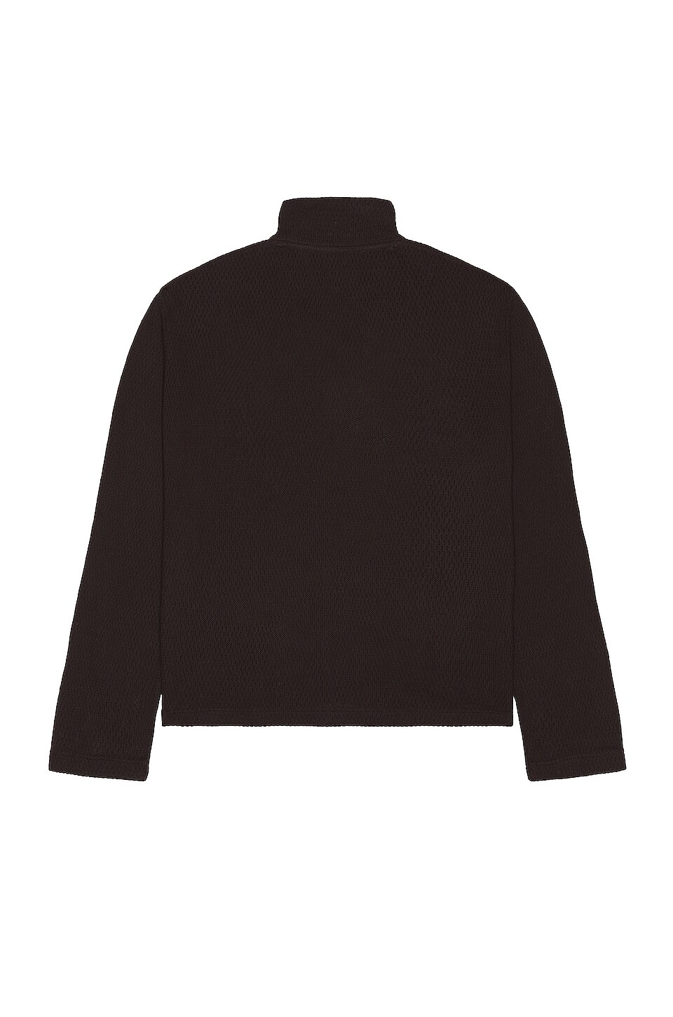 Our Legacy Shrunken Fullzip Polo in Brown
