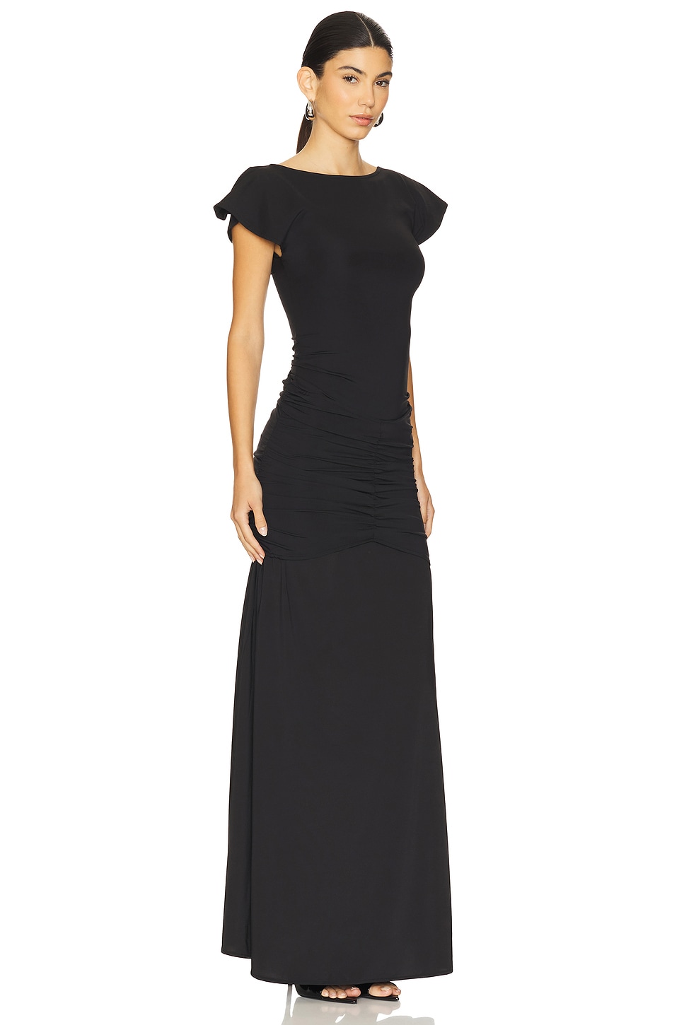 blue flowery dresses & White Floral Maxi Dress AU/UK Size:8/10 collection-gifts-for-her #AdoreWe VICONE Black Chiffon