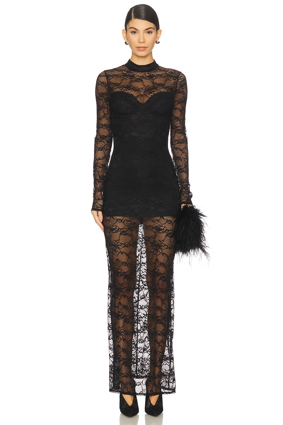 tori black black dress Addison Gown