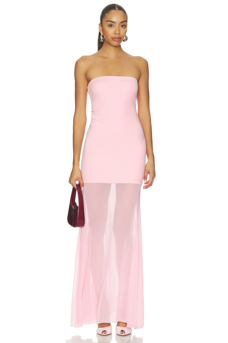 revolve light pink maxi dress OW Collection x REVOLVE Mina Maxi Dress in Pink