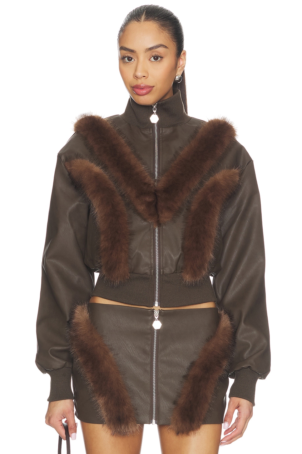 Bela Faux Fur Jacket - thumbnail 2