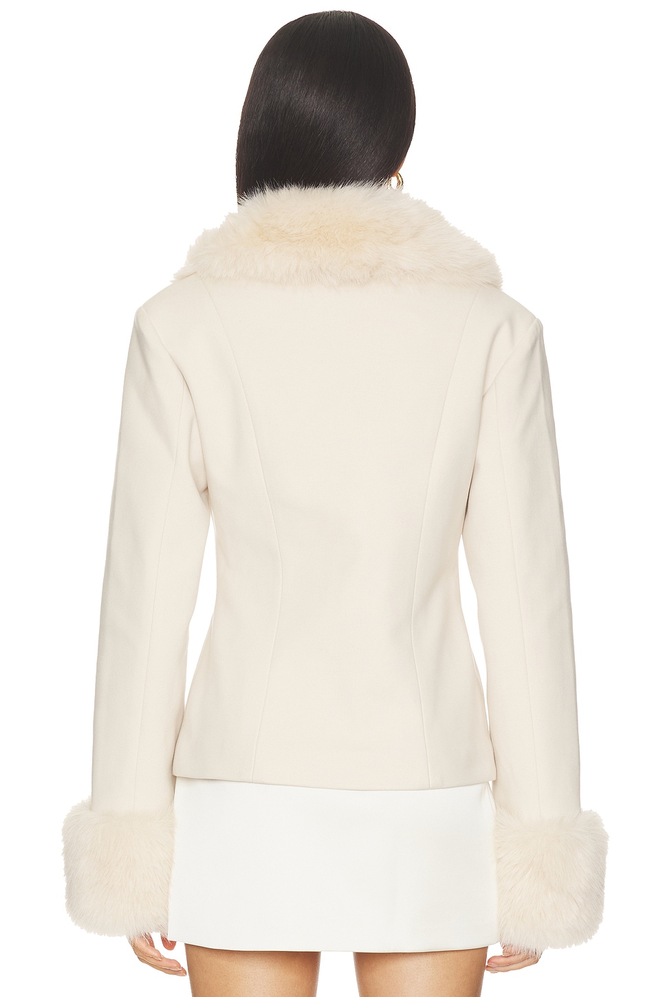 OW Collection Maeve Faux Fur Jacket