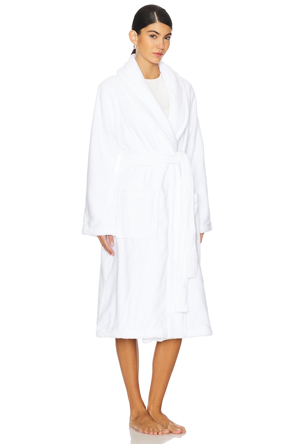 Parachute Classic Turkish Cotton Robe in White | REVOLVE