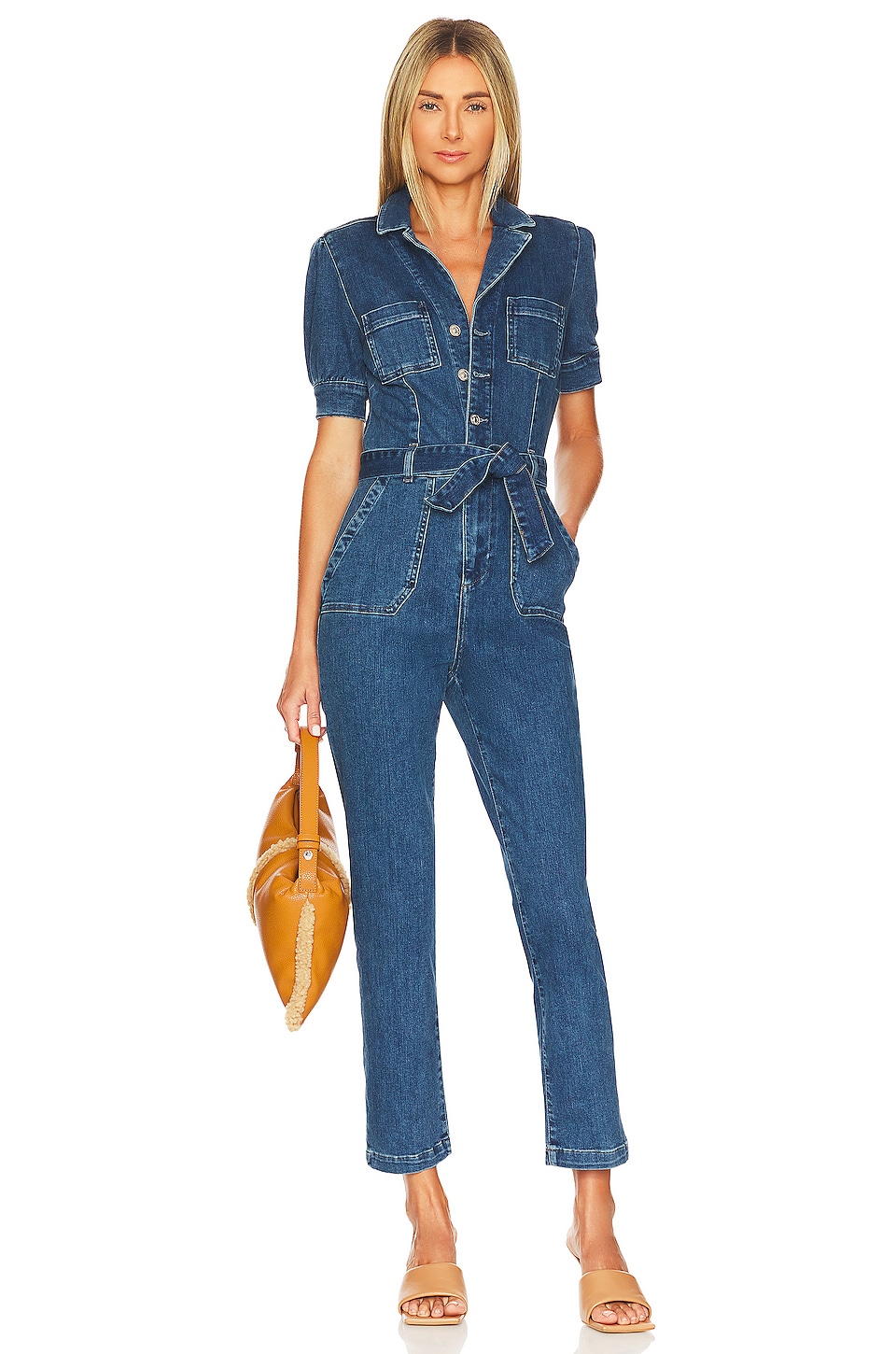 PAIGE Mayslie Straight Ankle Jumpsuit in Janelle | REVOLVE