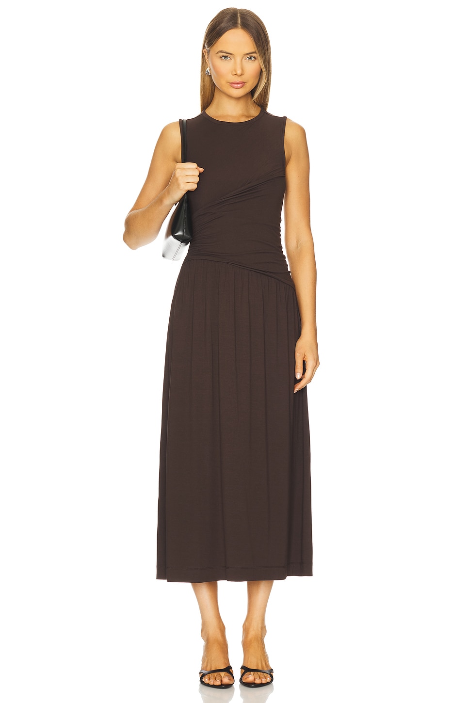paige brown dress Paige Midi Dress Dew / XXS main image 0