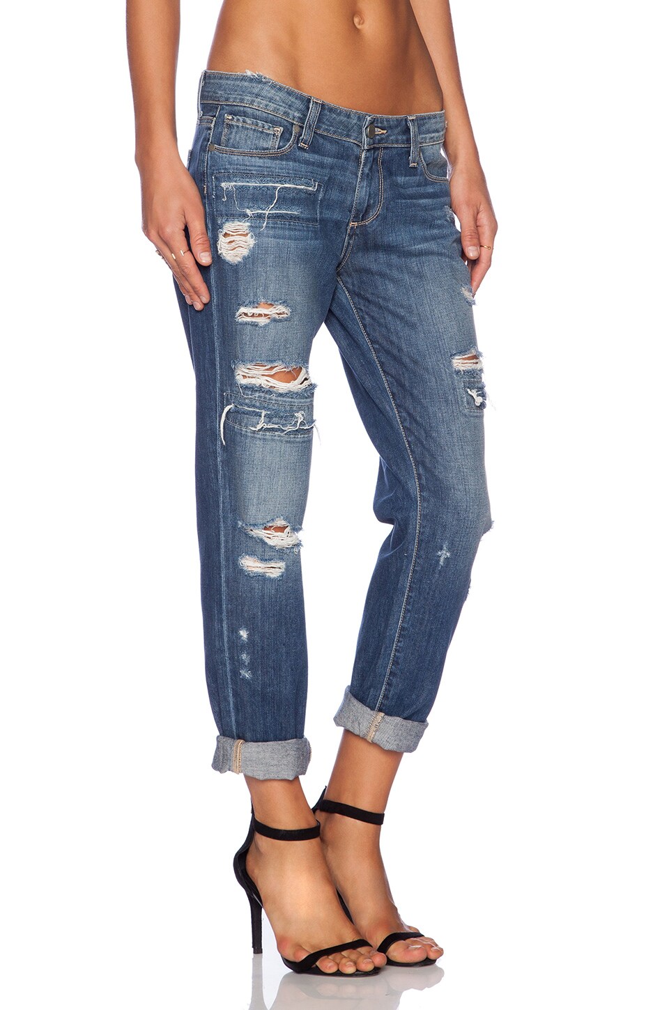 PAIGE Jimmy Jimmy Skinny in Willa Destructed