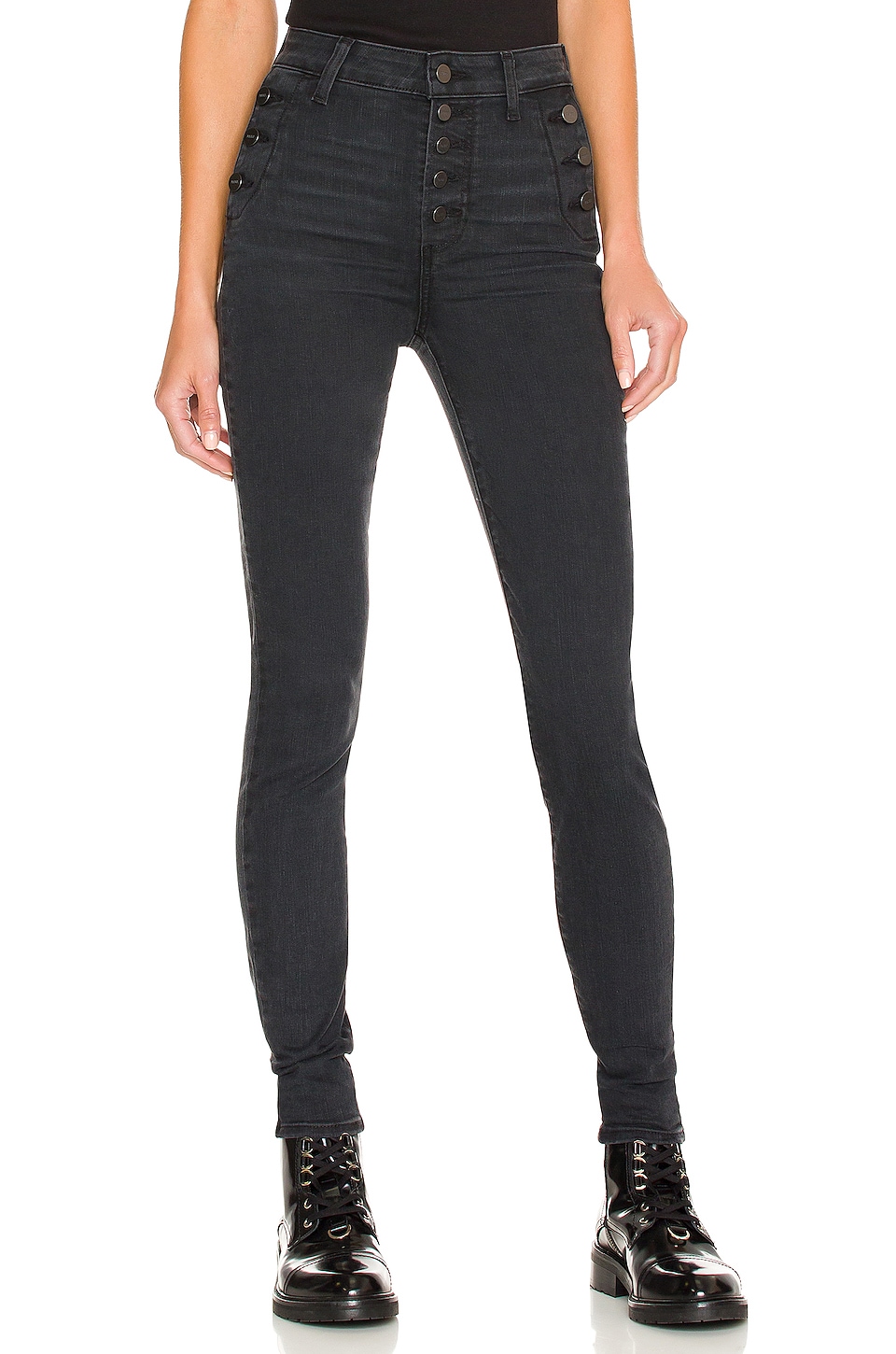 PAIGE Emmie Ultra Skinny in Black Willow | REVOLVE