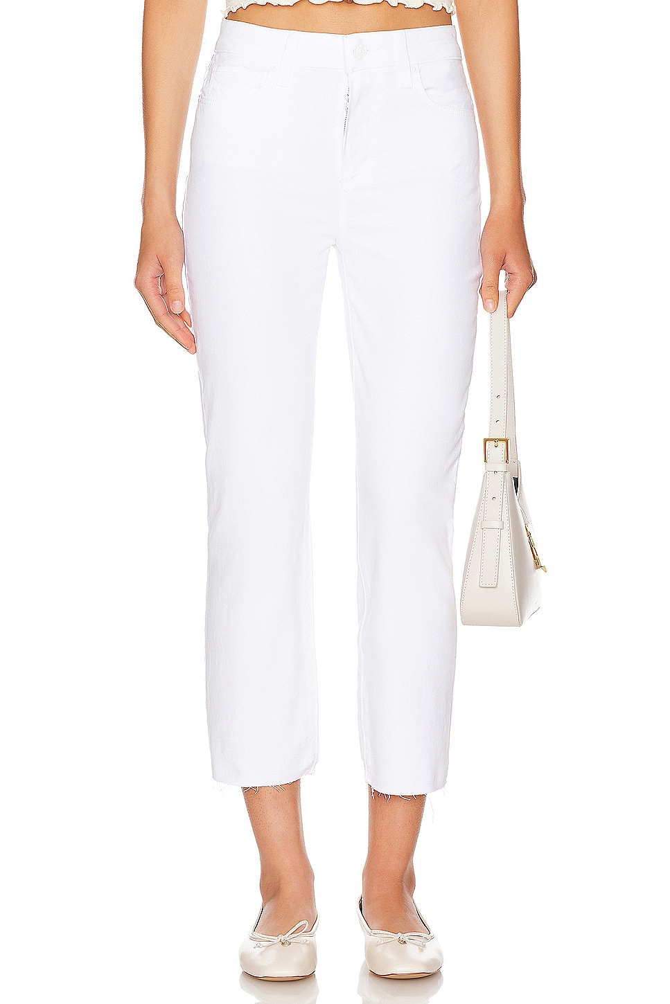 PAIGE Cindy Crop Petite Straight Jeans