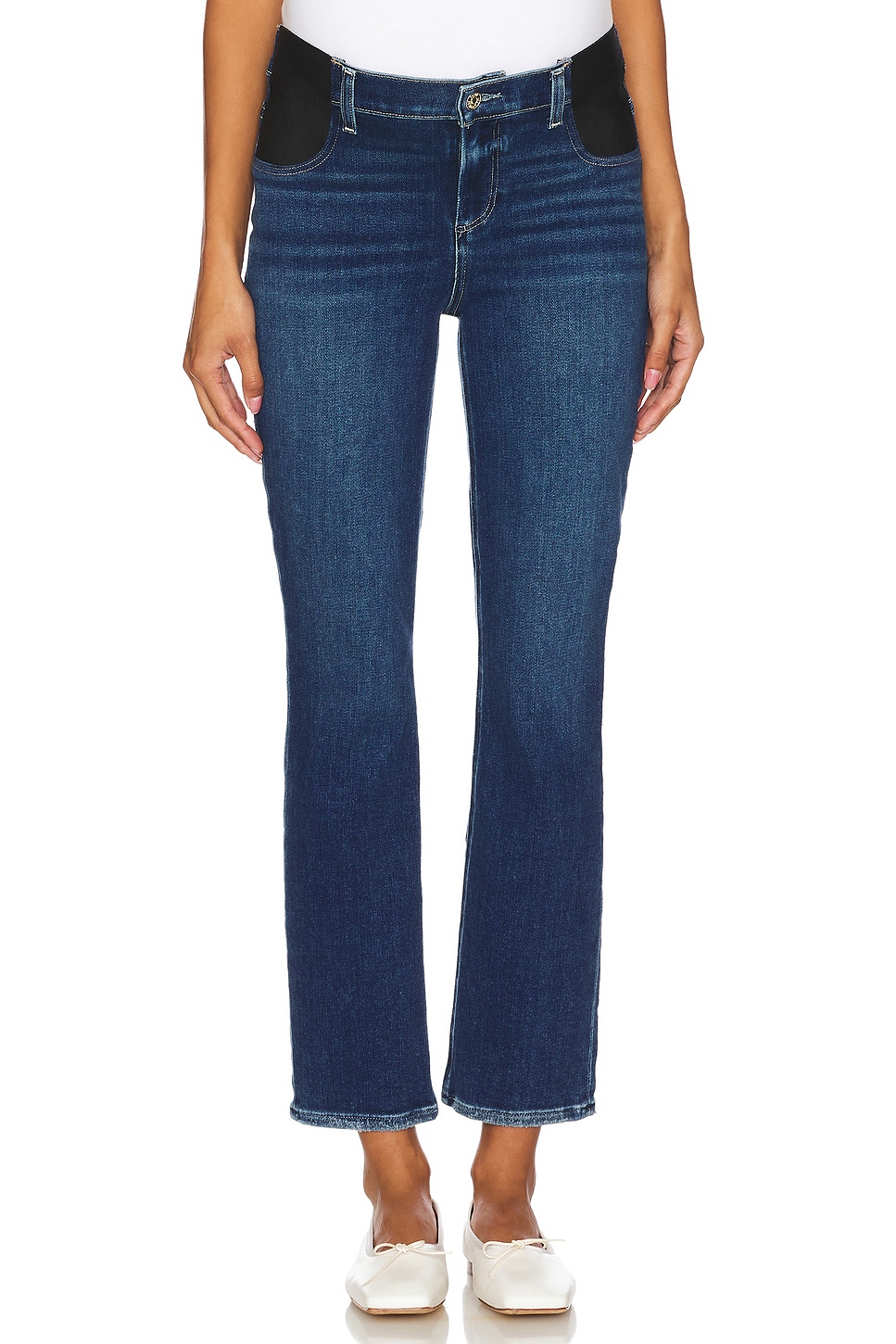 PAIGE Cindy Maternity Straight Leg Jeans thumbnail