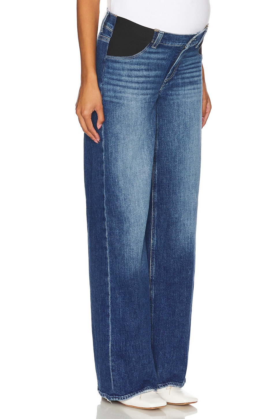 Sasha Maternity Wide Leg Jeans - Thumbnail 1