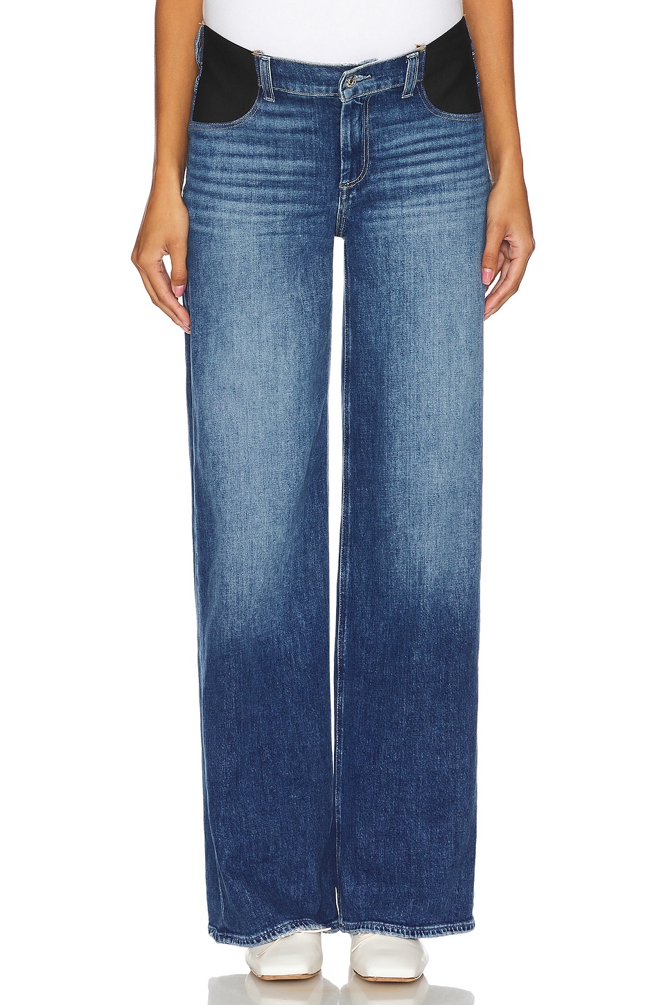 Sasha Maternity Wide Leg Jeans - Thumbnail 2