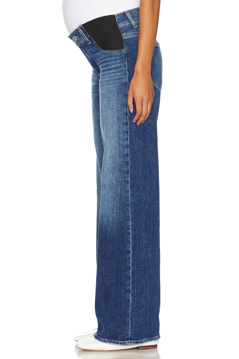 Sasha Maternity Wide Leg Jeans - Thumbnail 3