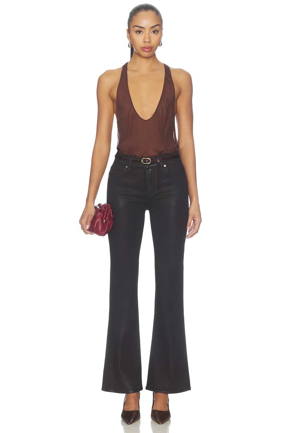 PAIGE High Rise Laurel Canyon Bootcut Jeans