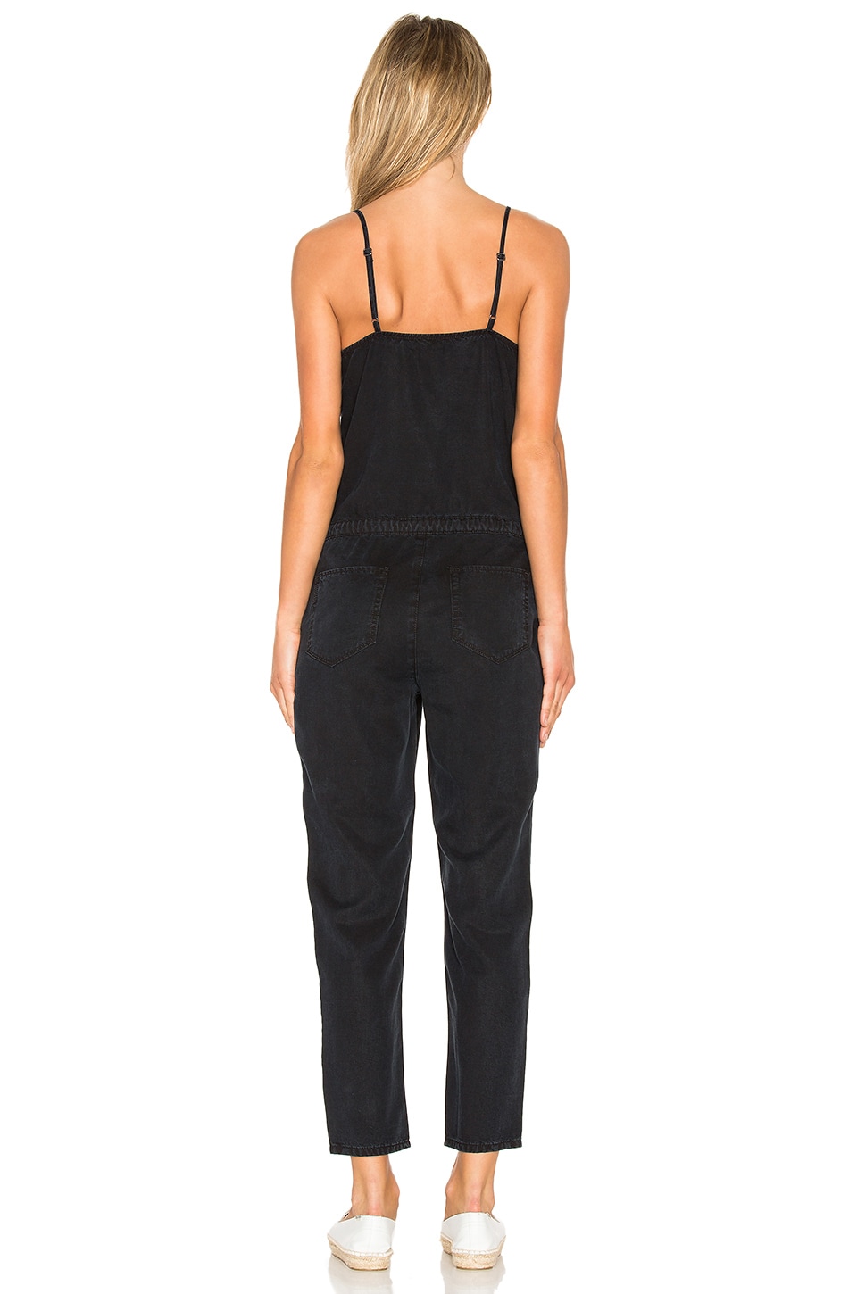 PAIGE Suki Denim Jumpsuit, Black Pearl | ModeSens