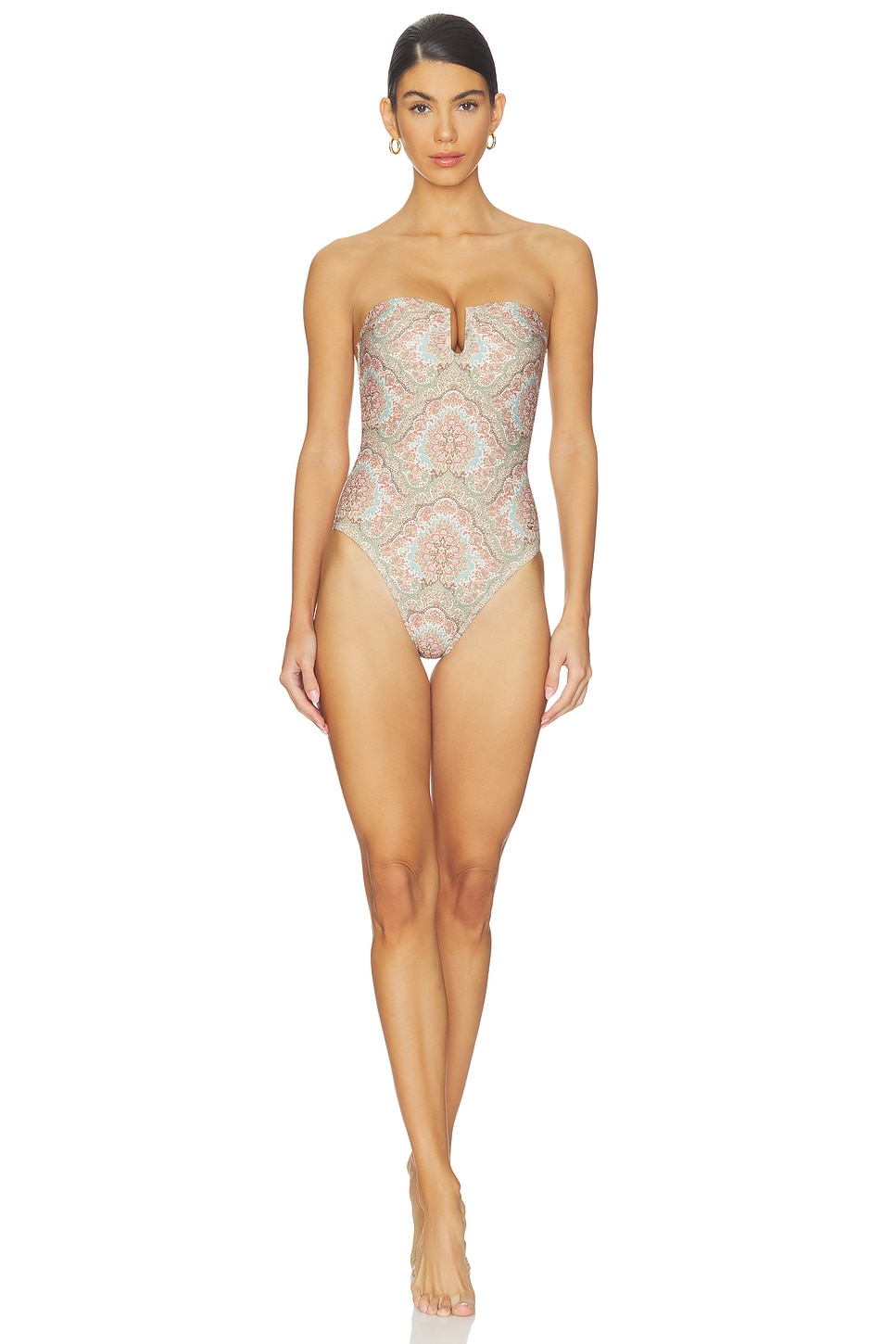 Gianna U-ring Front One Piece Swimsuit - thumbnail 3