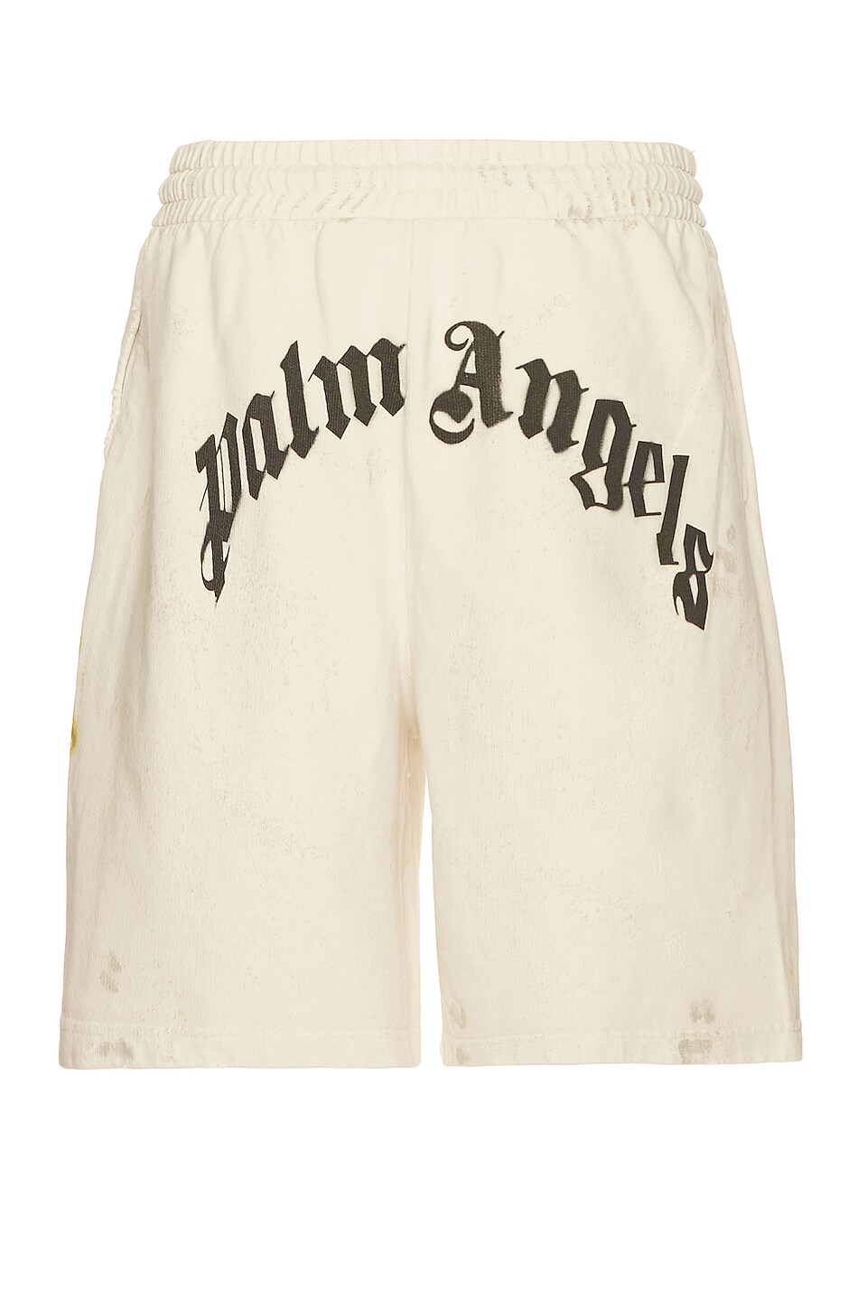 Palm Angels Palm Neon Sweatshorts in Off White