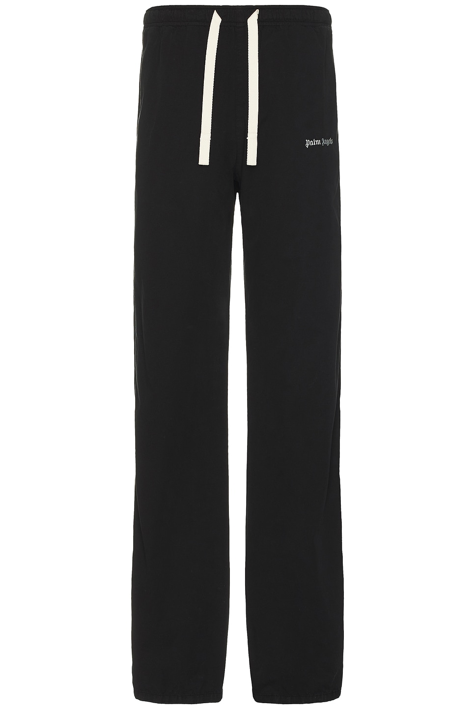 Palm Angels Logo Cotton Travel Pant in Black