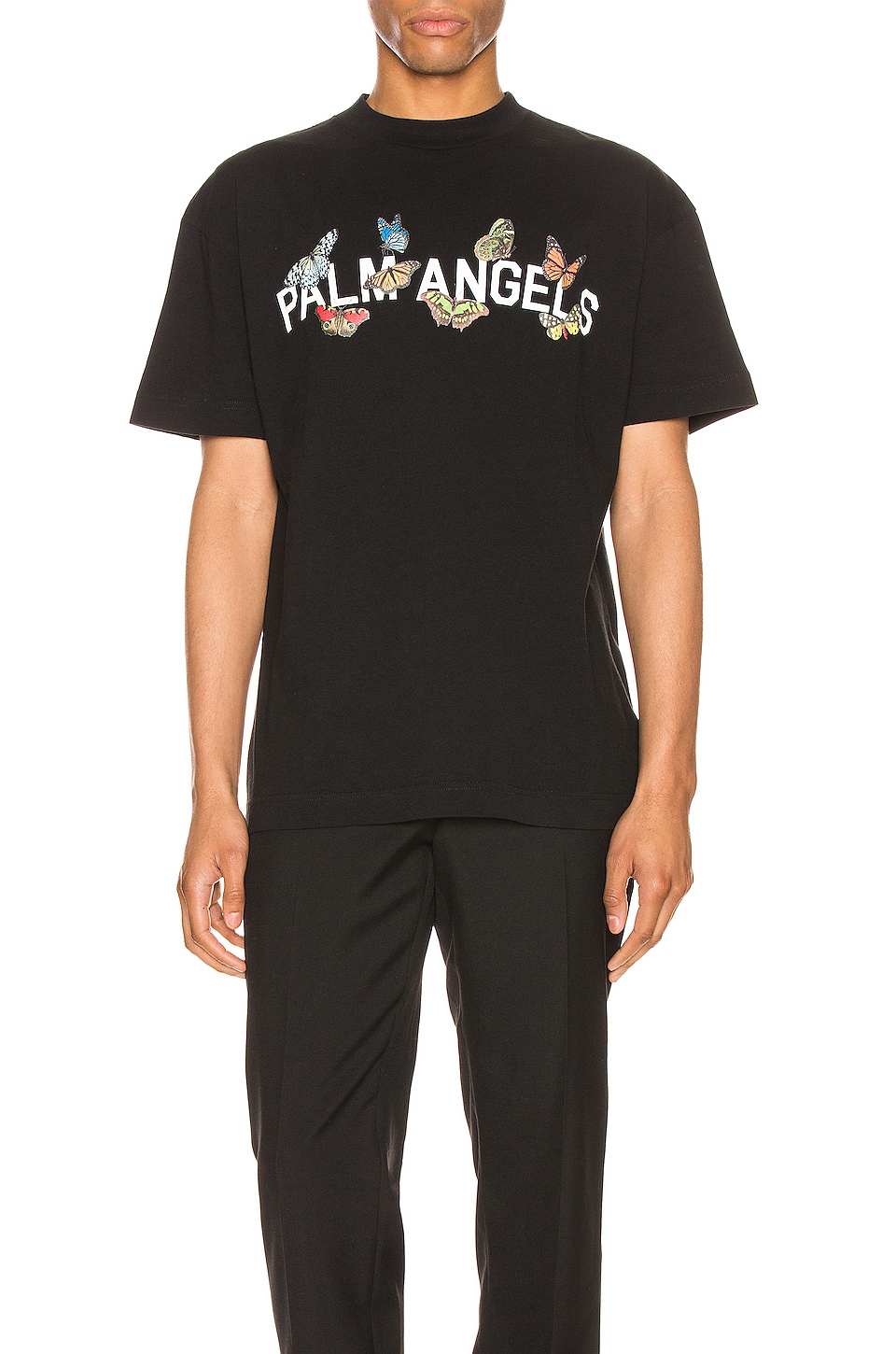 palm angels college t shirt