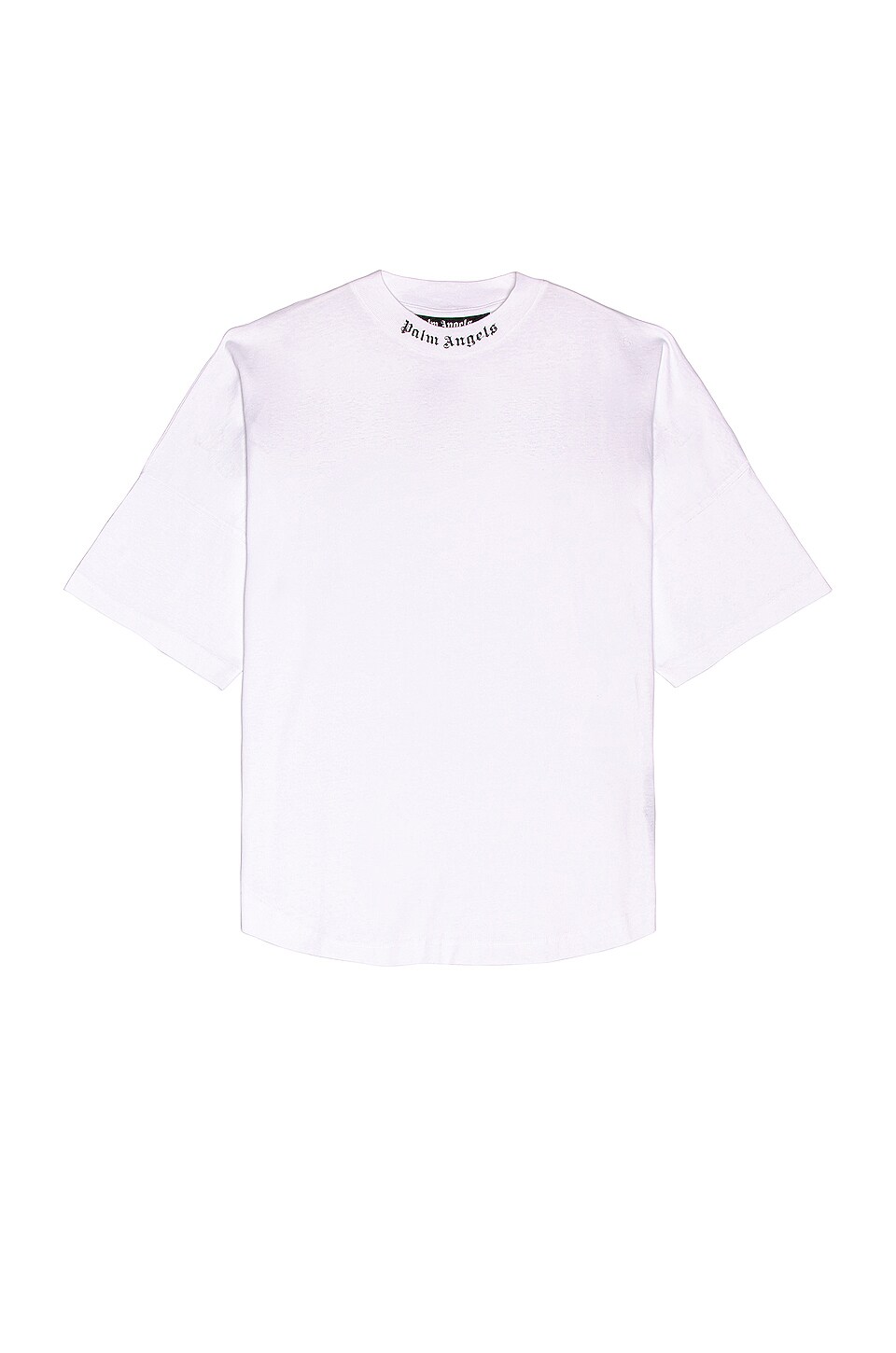 Palm Angels Classic Logo Over Tee in White & Black