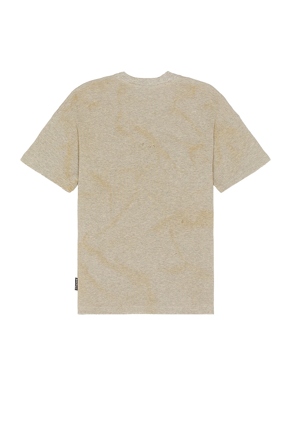 Palm Angels Life Is Palm Washed Tee in Grey & Black