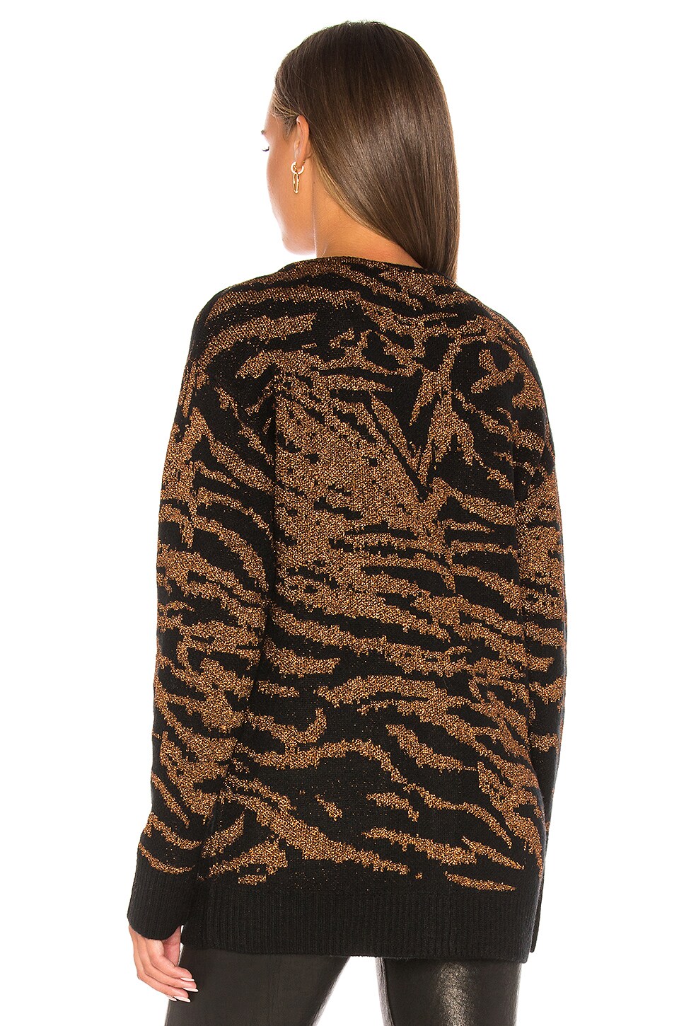 Pam & Gela Tiger Cardigan in Bronze | REVOLVE