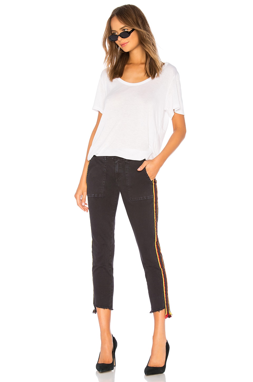 pam and gela side stripe pants