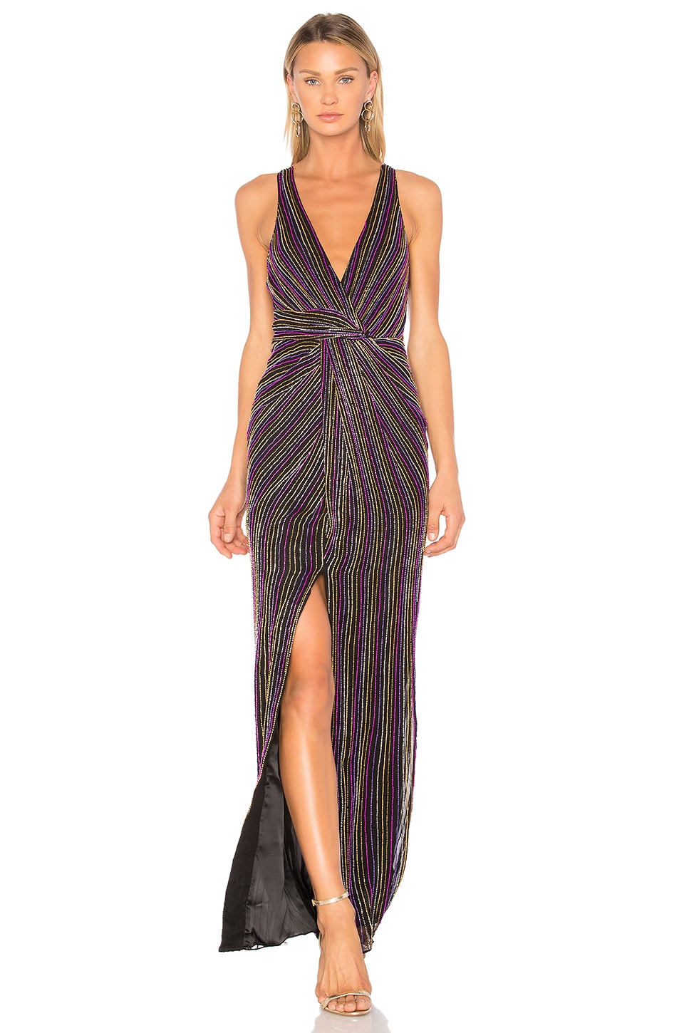 Parker Black Monarch Gown in Multi | REVOLVE