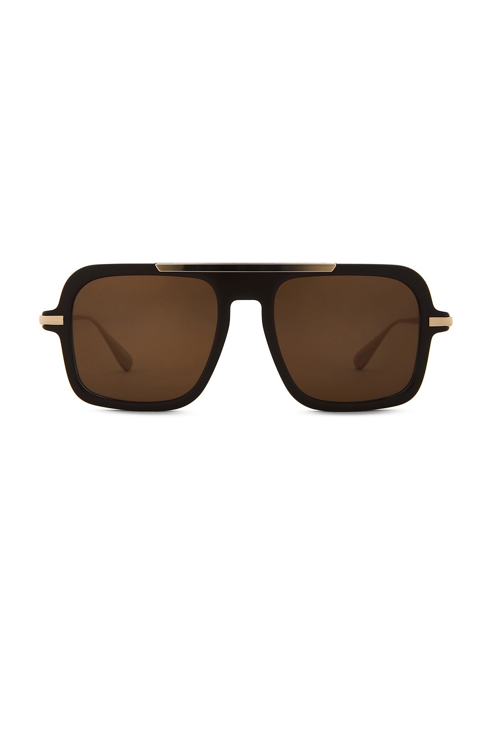 Past Midnight The Retro Sunglasses in Brown | REVOLVE display picture 1